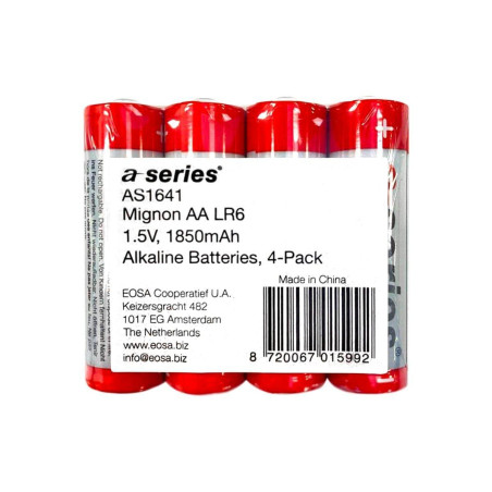 BLÍSTER 4 PILAS A-SERIES ALCALINAS AA LR6