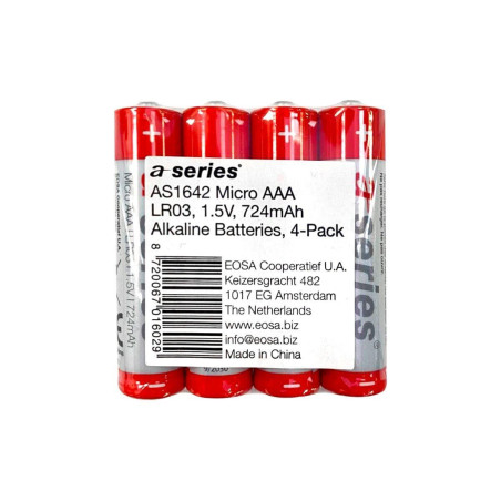 BLÍSTER 4 PILAS A-SERIES ALCALINAS AAA LR03