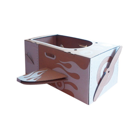 AVIÓN DE CARTÓN PARA COLOREAR