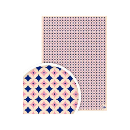 BOLSA 5h GOMA EVA CARCHIARTS DECORADA "GEOMETRIC: DIAMONDS"