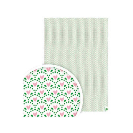 BOLSA 5h GOMA EVA CARCHIARTS DECORADA "ROMANTIC: LOVE"