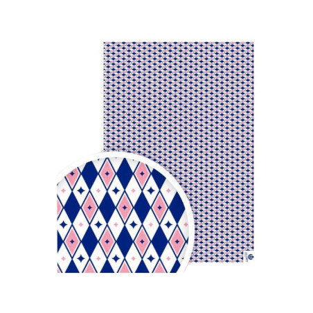 BOLSA 5h GOMA EVA CARCHIARTS DECORADA "GEOMETRIC: RINGS"