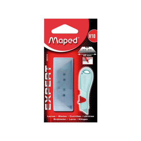 BLÍSTER 10 CUCHILLAS MAPED CUTTER EXPERT BLADE