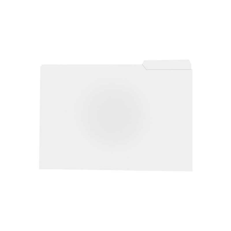CAJA 50 SUBCARPETAS PESTAÑA DERECHA Fº BLANCO CAJA 50 SUBCARPETAS PESTAÑA DERECHA Fº BLANCO