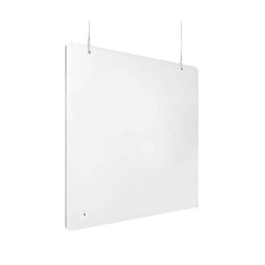 MAMPARA DE PROTECCIÓN ANTICONTAGIO SUSPENDIDA 90x60cm.