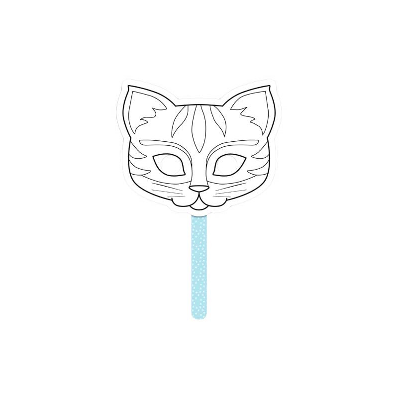 MÁSCARA PARA COLOREAR CLAIREFONTAINE "GRAFFY STICK: GATO"