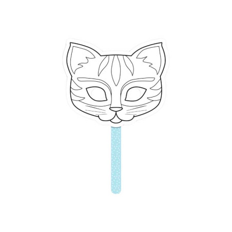 MÁSCARA PARA COLOREAR CLAIREFONTAINE "GRAFFY STICK: GATO"