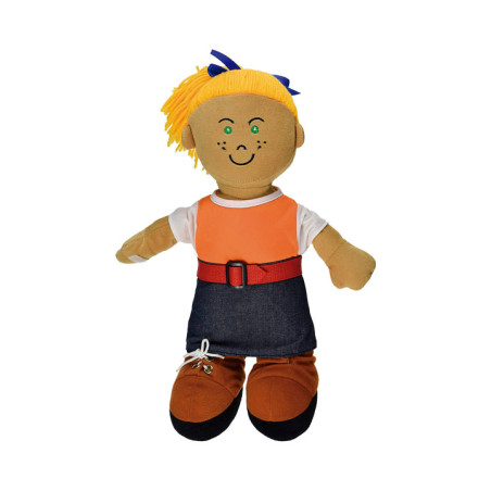 MUÑECO MINILAND "ETNI ABROCHES: NIÑA EUROPEA"