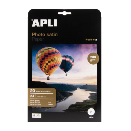 PACK 20h APLI FOTOGRÁFICO "PHOTO SATIN" 200gr
