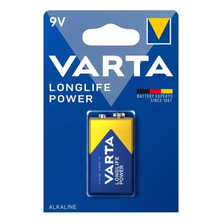 BLÍSTER 1 PILA VARTA LONGLIFE POWER 9V 6LR61