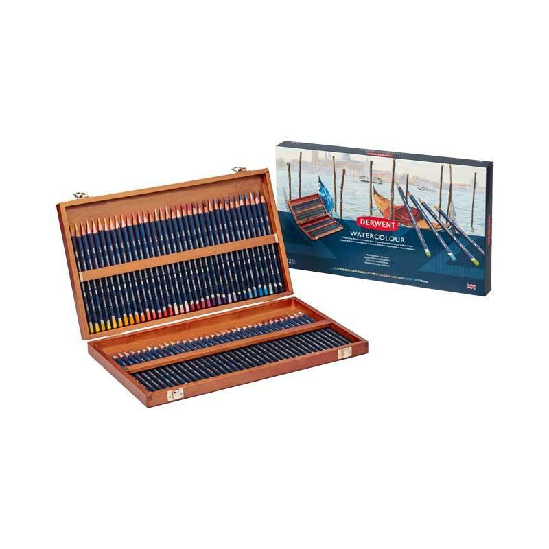 CAJA DE MADERA 72 LÁPICES DERWENT "WATERCOLOUR" CAJA DE MADERA 72 LÁPICES DERWENT "WATERCOLOUR"