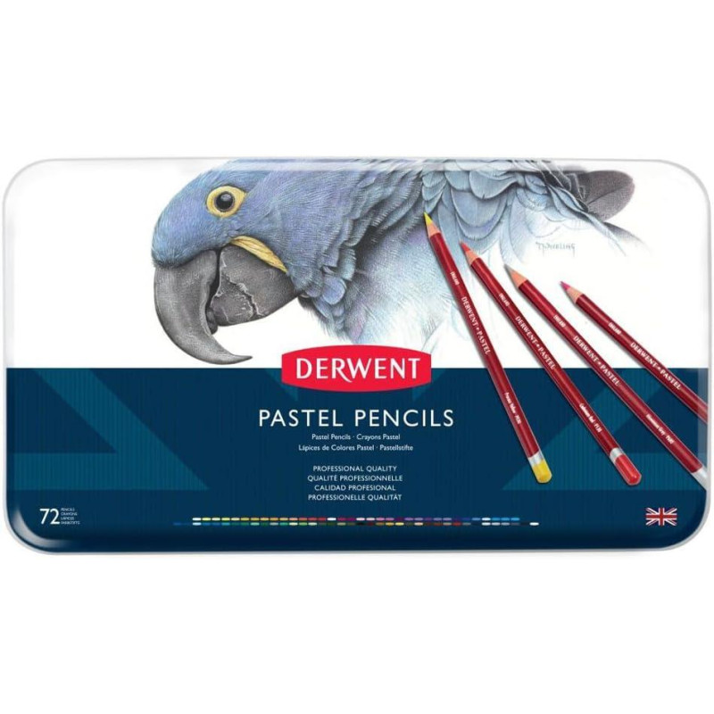 CAJA DE METAL 72 LÁPICES DERWENT "PASTEL" CAJA DE METAL 72 LÁPICES DERWENT "PASTEL"