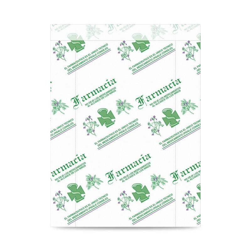 CAJA 1000 SOBRES DE PAPEL FARMACIA 20+5x27cm CAJA 1000 SOBRES DE PAPEL FARMACIA 20+5x27cm