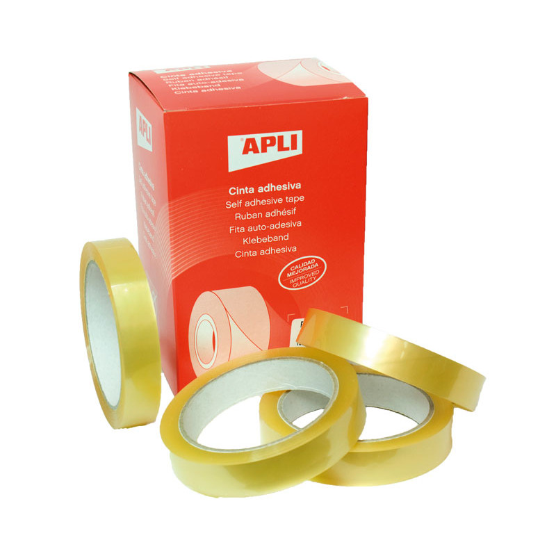 ROLLO CINTA ADHESIVA APLI 19 mm x 66 m