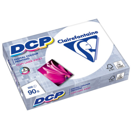 PAQUETE 500h PAPEL CLAIREFONTAINE DCP 90gr A4