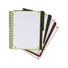 CUADERNO OXFORD "EUROPEANBOOK 4 LAGOON CON 4 SEPARADORES" A4+ 120h