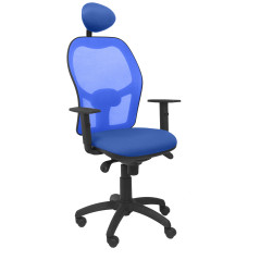 SILLA JORQUERA BALI CON CABECERO MALLA AZUL