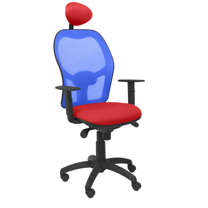 SILLA JORQUERA BALI CON CABECERO MALLA AZUL SILLA JORQUERA BALI CON CABECERO MALLA AZUL
