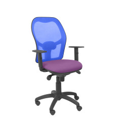 SILLA JORQUERA BALI CON BRAZOS MALLA AZUL