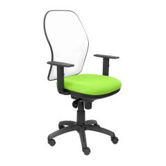 SILLA JORQUERA BALI CON BRAZOS MALLA BLANCA