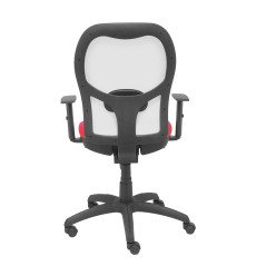 SILLA JORQUERA BALI CON BRAZOS MALLA BLANCA