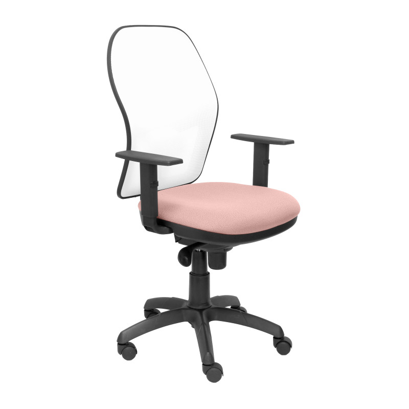 SILLA JORQUERA BALI CON BRAZOS MALLA BLANCA