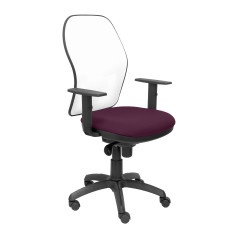 SILLA JORQUERA BALI CON BRAZOS MALLA BLANCA