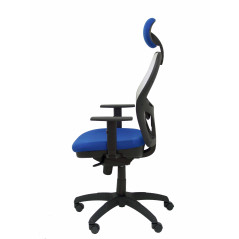 SILLA JORQUERA BALI CON CABECERO MALLA BLANCA
