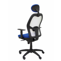 SILLA JORQUERA BALI CON CABECERO MALLA BLANCA