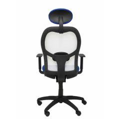 SILLA JORQUERA BALI CON CABECERO MALLA BLANCA