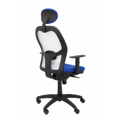 SILLA JORQUERA BALI CON CABECERO MALLA BLANCA