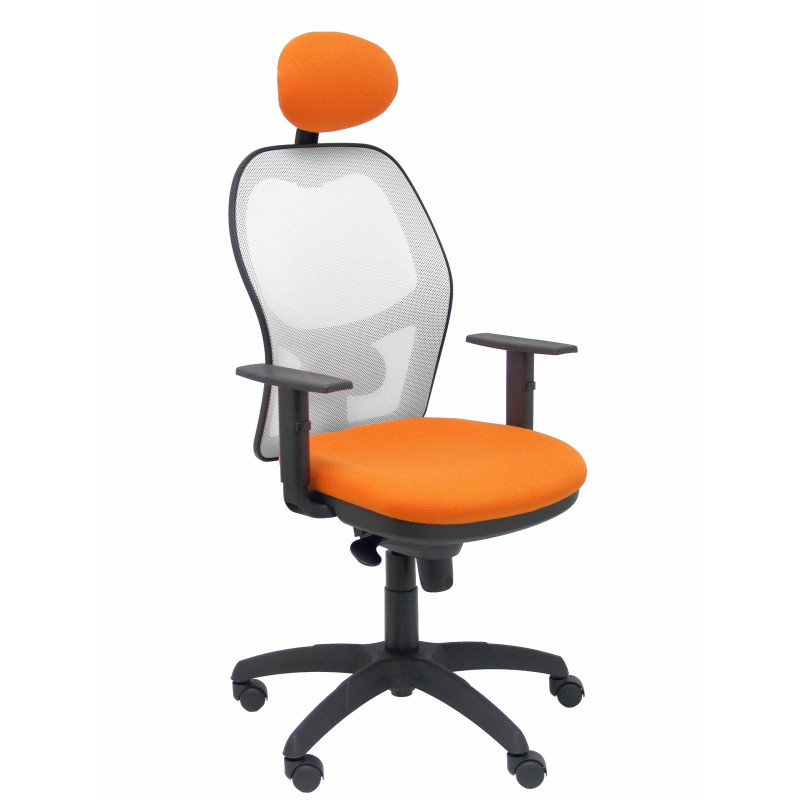 SILLA JORQUERA BALI CON CABECERO MALLA BLANCA