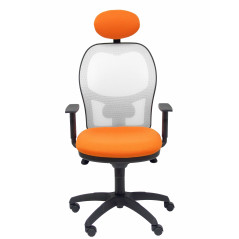 SILLA JORQUERA BALI CON CABECERO MALLA BLANCA