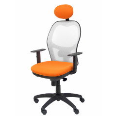 SILLA JORQUERA BALI CON CABECERO MALLA BLANCA
