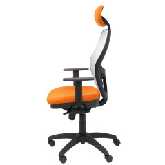 SILLA JORQUERA BALI CON CABECERO MALLA BLANCA
