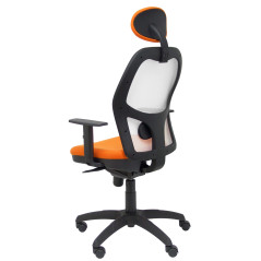 SILLA JORQUERA BALI CON CABECERO MALLA BLANCA