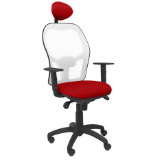SILLA JORQUERA BALI CON CABECERO MALLA BLANCA