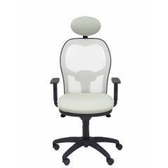SILLA JORQUERA BALI CON CABECERO MALLA BLANCA