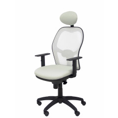 SILLA JORQUERA BALI CON CABECERO MALLA BLANCA