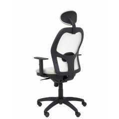 SILLA JORQUERA BALI CON CABECERO MALLA BLANCA