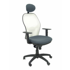 SILLA JORQUERA BALI CON CABECERO MALLA BLANCA