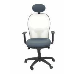 SILLA JORQUERA BALI CON CABECERO MALLA BLANCA