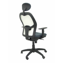 SILLA JORQUERA BALI CON CABECERO MALLA BLANCA