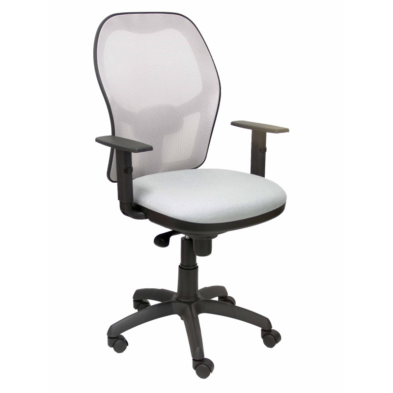 SILLA JORQUERA BALI CON BRAZOS MALLA GRIS