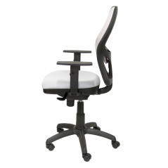 SILLA JORQUERA BALI CON BRAZOS MALLA GRIS