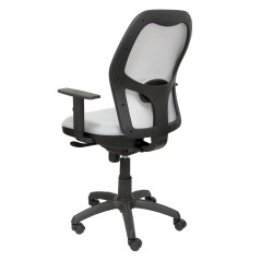SILLA JORQUERA BALI CON BRAZOS MALLA GRIS