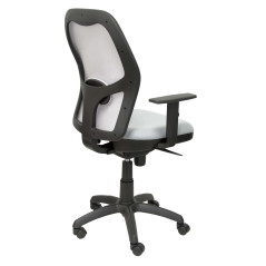 SILLA JORQUERA BALI CON BRAZOS MALLA GRIS