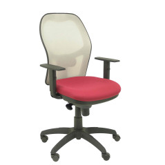 SILLA JORQUERA BALI CON BRAZOS MALLA GRIS