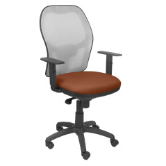 SILLA JORQUERA BALI CON BRAZOS MALLA GRIS