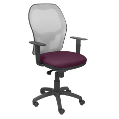 SILLA JORQUERA BALI CON BRAZOS MALLA GRIS